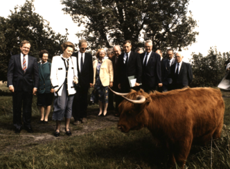 Beatrix opening Blauwe Poort Twiske in 1990