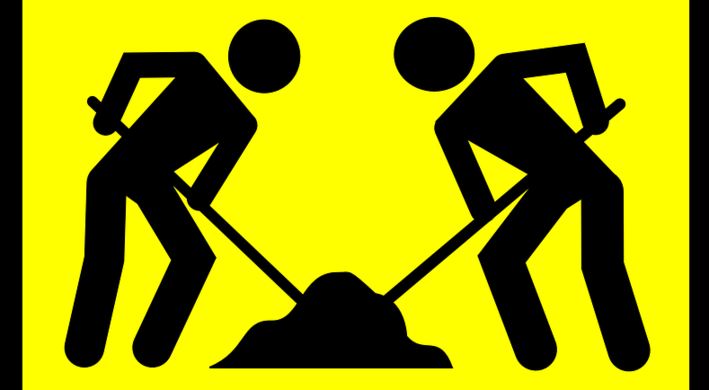 Foto wegwerkzaamheden Lange Jap